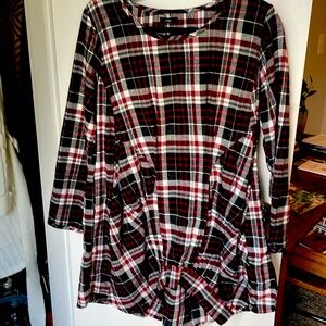 Flannel tunic size xs from Tulip.